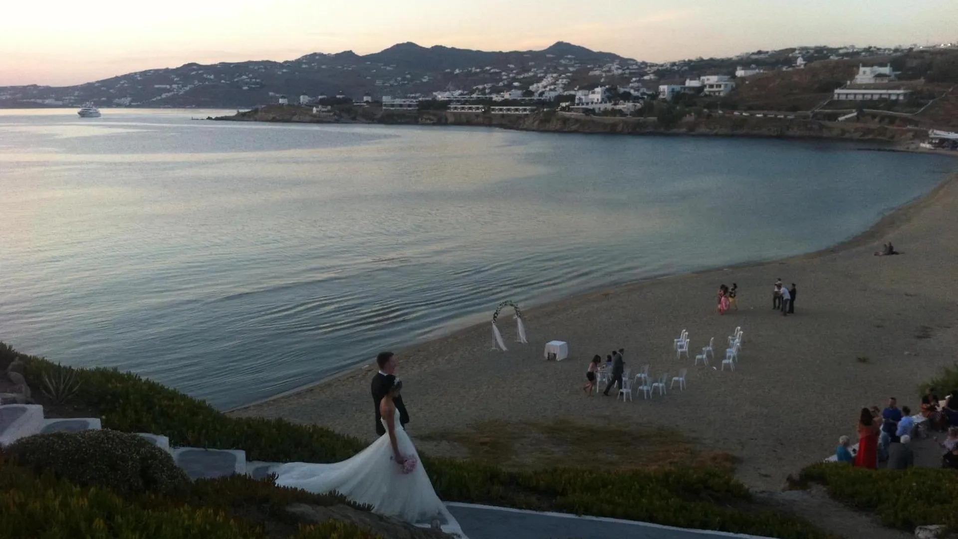 ホテル Markos Beach Rooms & Studios Mykonos Town