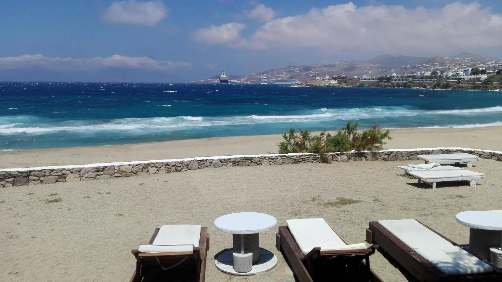 Отель Markos Beach Rooms & Studios Mykonos Town