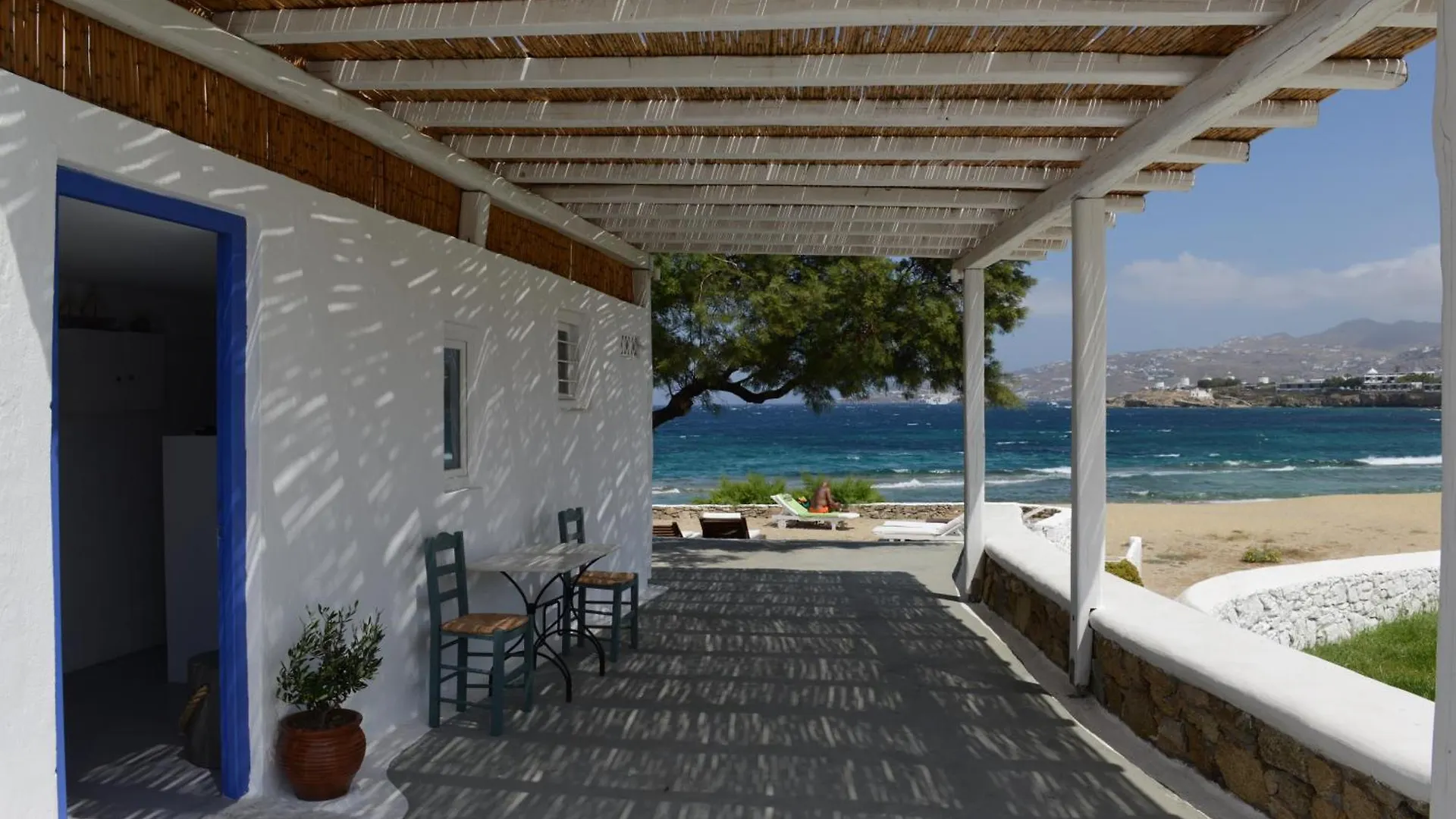 Отель Markos Beach Rooms & Studios Mykonos Town Греция