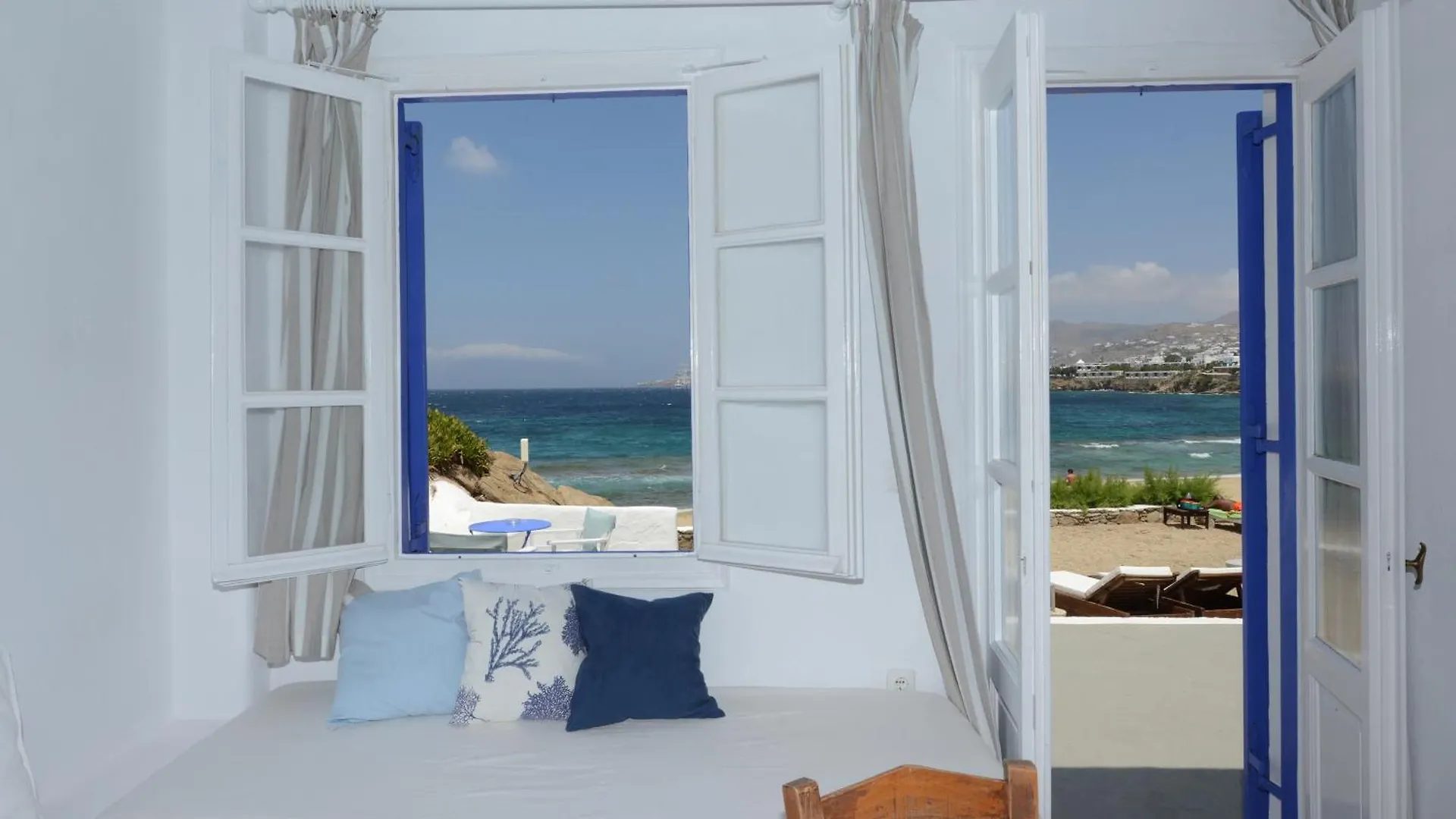 Отель Markos Beach Rooms & Studios Mykonos Town Греция